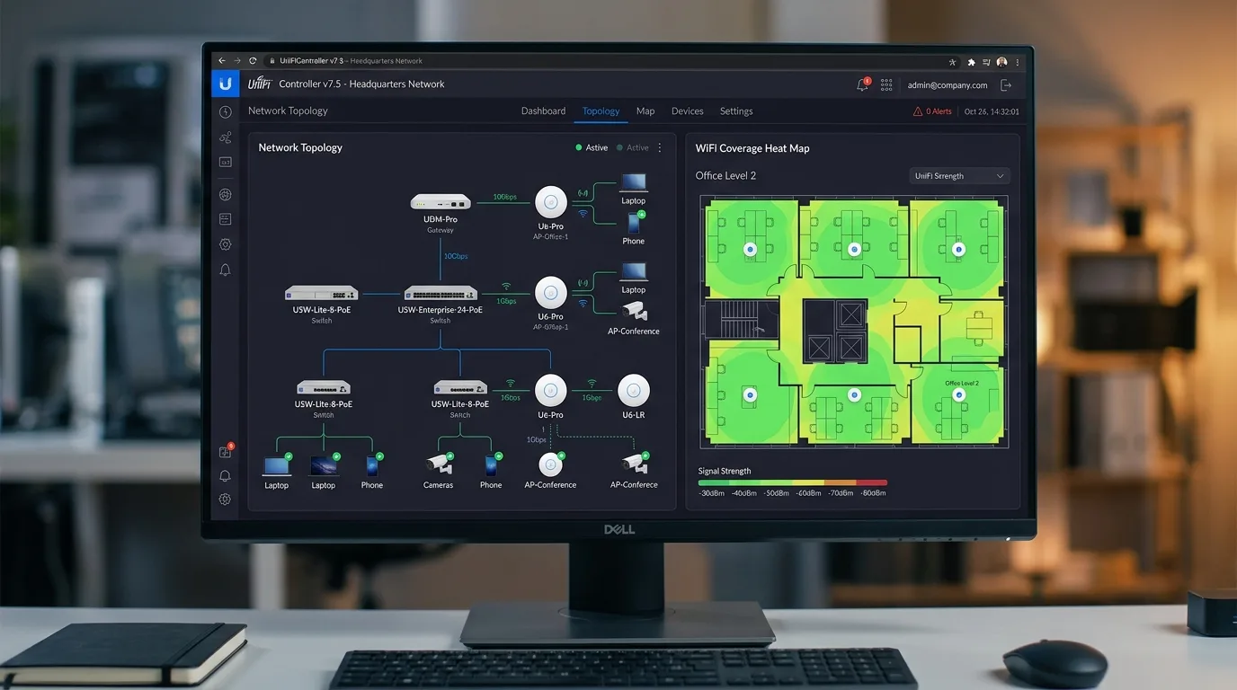 Preview 3 - WiFi Heatmap & Topology